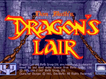 Dragon's Lair_Disk1 screen shot title